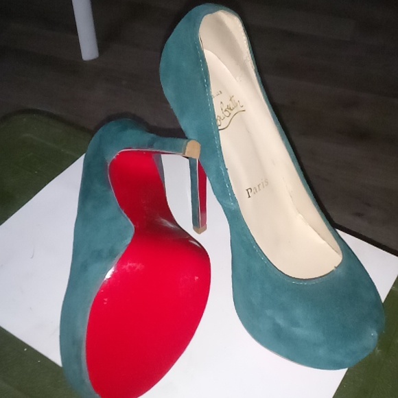 CHRISTIAN louboutin Bianca's inVeau velour lux suede 140mm hidden platform. EU40 - Picture 3 of 3